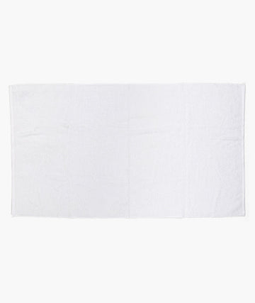 24 מגבת רחצה אורגנית לבנה