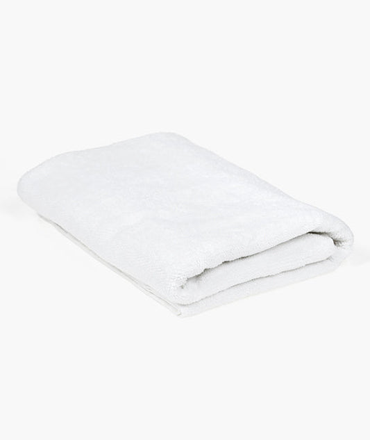 24 מגבת רחצה אורגנית לבנה