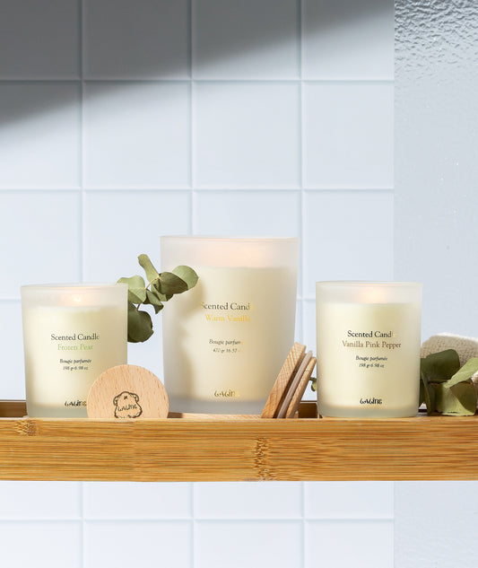 נר אוירה גדול וורם ונילה 470 גרם