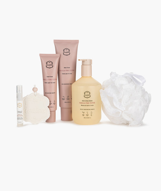 מארז טיפוח מפנק ונילה פינק פפר