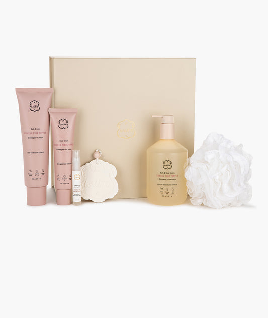 מארז טיפוח מפנק ונילה פינק פפר