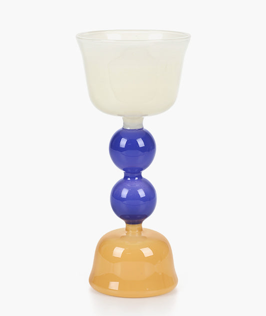 פמוט זכוכית סיטרוס ורוז L