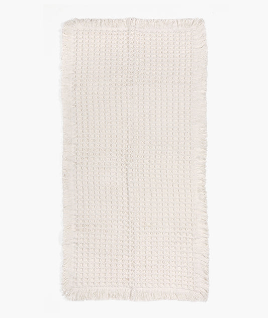 שטיח אמבט וופל קרם