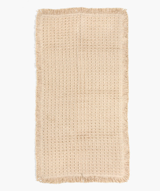 שטיח אמבט וופל בז